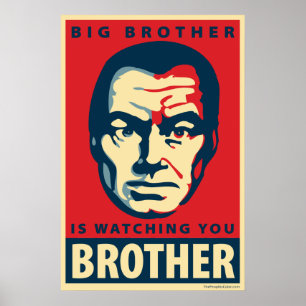 Big Brother - kijkt naar jou: OHP Poster