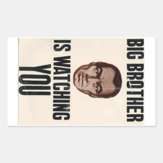 Big Brother kijkt naar Sticker