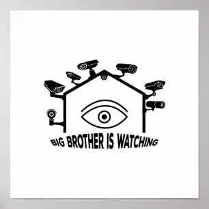 Big Brother kijkt Poster