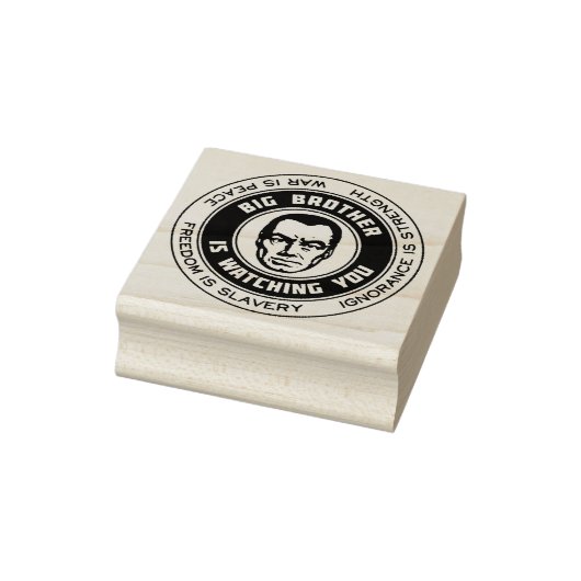 Big Brother kijkt Rubberstempel (Stempel)
