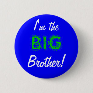 Big Brother-knop/pin Ronde Button 5,7 Cm