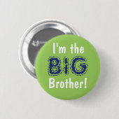 Big Brother-knop/pin Ronde Button 5,7 Cm (Voorkant /achterkant)