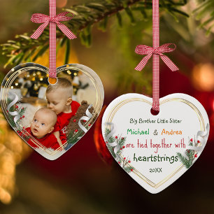 Big Brother Little Sister Photo Gold Lijst - Aange Ornament