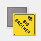 Big Brother Magnet Carré (Recto/Verso)