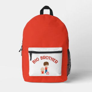 Big Brother met Baby Brother Gepersonaliseerde Naa Bedrukte Rugzak