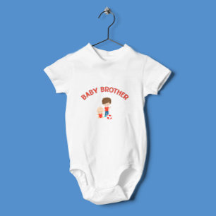 Big Brother met Baby Brother Proud Brother Romper