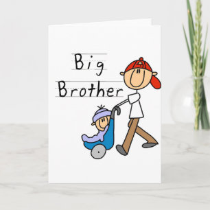 Big Brother met Kleine Broer Tshirts en geschenken Kaart