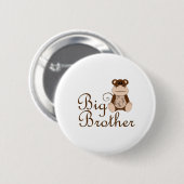 Big Brother Monkey Ronde Button 5,7 Cm (Voorkant /achterkant)