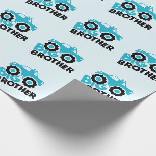 Big Brother Monster Truck Cadeaupapier