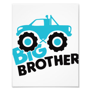 Big Brother Monster Truck Foto Afdruk