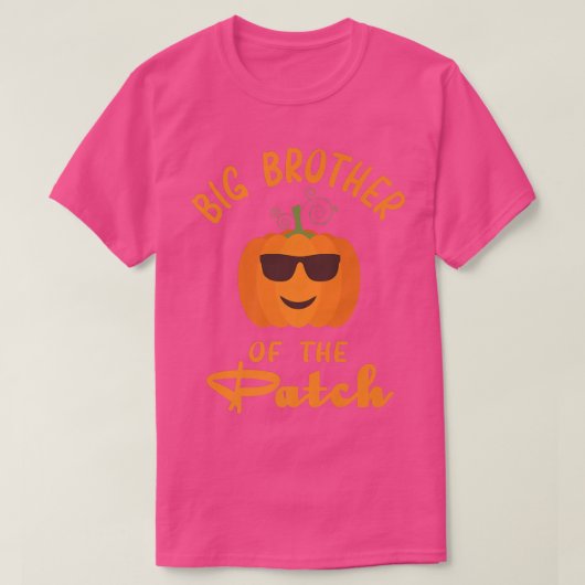 Big Brother Of The Patch Pumpkin N Matching Family T-shirt (Design voorkant)