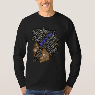 Big Brother Older Sibling African American Man Fac T-shirt