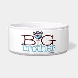 Big Brother Paw Print Pet Bowl Voerbakje