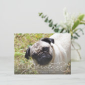 Big Brother Photo Pet Pregancy Faire-part (Debout devant)