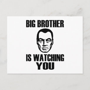 Big Brother Portrait Briefkaart