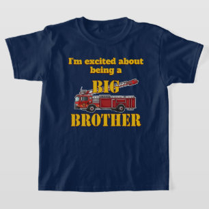Big Brother Red Firetruck onthult ladderwagen T-shirt