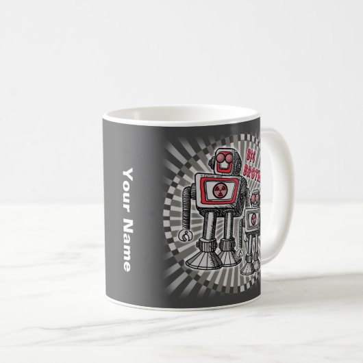 Big Brother Robot Mug (Devant droit)