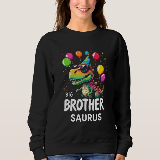 Big Brother Saurus Playful Dinosaur Trui (Voorkant)