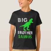 Big Brother Saurus Rex Shirt Funny Dino T-shirt (Voorkant)