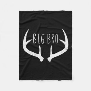 Big Brother Shirt - Jongens Herten Antlers Jacht Fleece Deken
