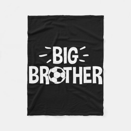 Big Brother Soccer  Fleece Deken (Voorkant)