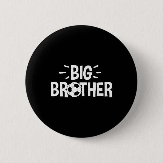 Big Brother Soccer  Ronde Button 5,7 Cm (Voorkant)
