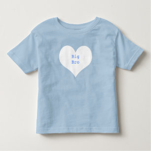 Big Brother Specialized Blue and White Heart Kinder Shirts