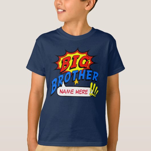 Big Brother Superheld Custom T-shirt (Voorkant)