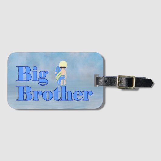 Big Brother Surfer Bagagelabel (Voorkant (horizontaal))