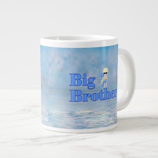 Big Brother Surfer gobling Extra Grote Beker (Voorkant rechts)