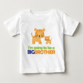 Big Brother Tiger T-shirt Zwangerschap Aankondigin (Voorkant)