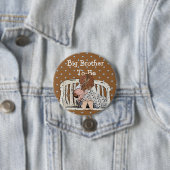 Big Brother to-be Baby shower Button (In situ)
