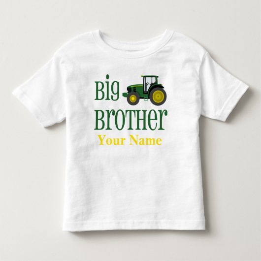 Big Brother Tractor Gepersonaliseerd T-shirt (Voorkant)