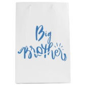 Big Brother Typografie Moderne tekst Medium Cadeauzakje (Voorkant)