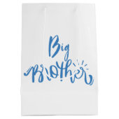 Big Brother Typografie Moderne tekst Medium Cadeauzakje (Achterkant)