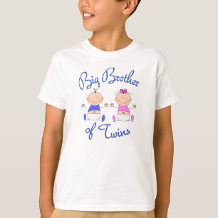 Big Brother van Twin Baby's T-shirt
