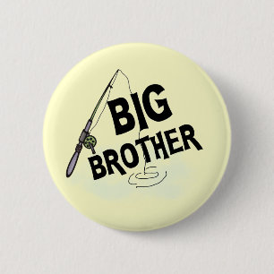Big Brother Vist Tshirts en cadeaus Ronde Button 5,7 Cm