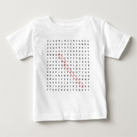 Big Brother Word Search Kind T-shirt (Voorkant)