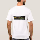 Big Brother zegt dat RFID's dubbel goed zijn! T-shirt (Achterkant)