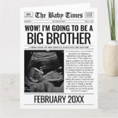 Big Brother zwangerschapsaankondiging Kaart (Voorkant)