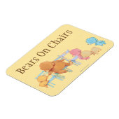 Big Brown Beer & Friends Share Four Chairs Magneet (Linkerzijde)