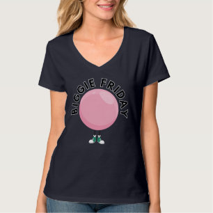 Big Bubble Club "Biggie Friday" Roze Bubbel Grappi T-shirt
