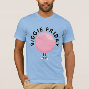Big Bubble Club "Biggie Friday" Roze Bubbel Grappi T-shirt