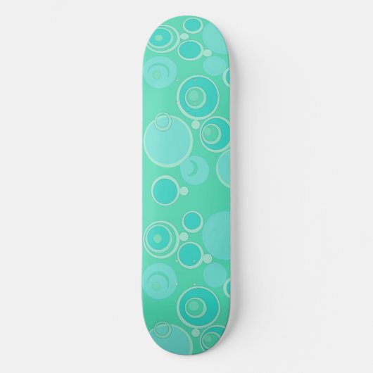 Big Bubblegum Bubbles Overal Blauwgroen Dank je Skateboard (Voorkant)