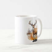 Big Buck Deer Mug personnalisé (Devant droit)