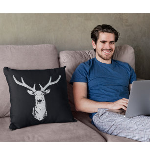 Big Buck Deer Pillow Kussen