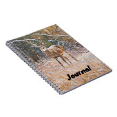 Big Buck Deer Snow Art Carnet Journal (Côté Droit)