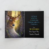 Big Buck Kerstmis Feestdagen Kaart (Binnen)