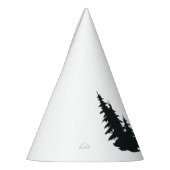 Big Buck Tussen Pine Trees Vector Feesthoedjes (Links)