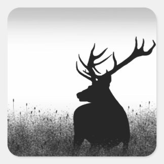 Big Buck Vierkante Sticker